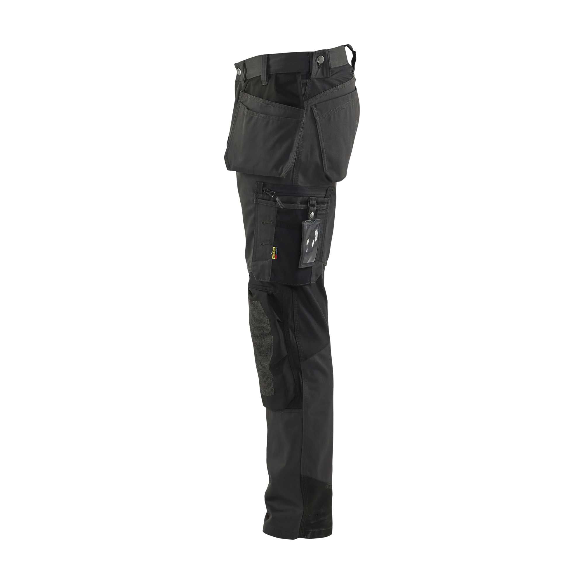 BLAKLADER 15541860 Craftsman trousers with stretch Work Trousers Men - twill fabric
